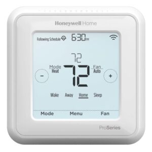 Honeywell T6 Pro Series Thermostat Manual Image